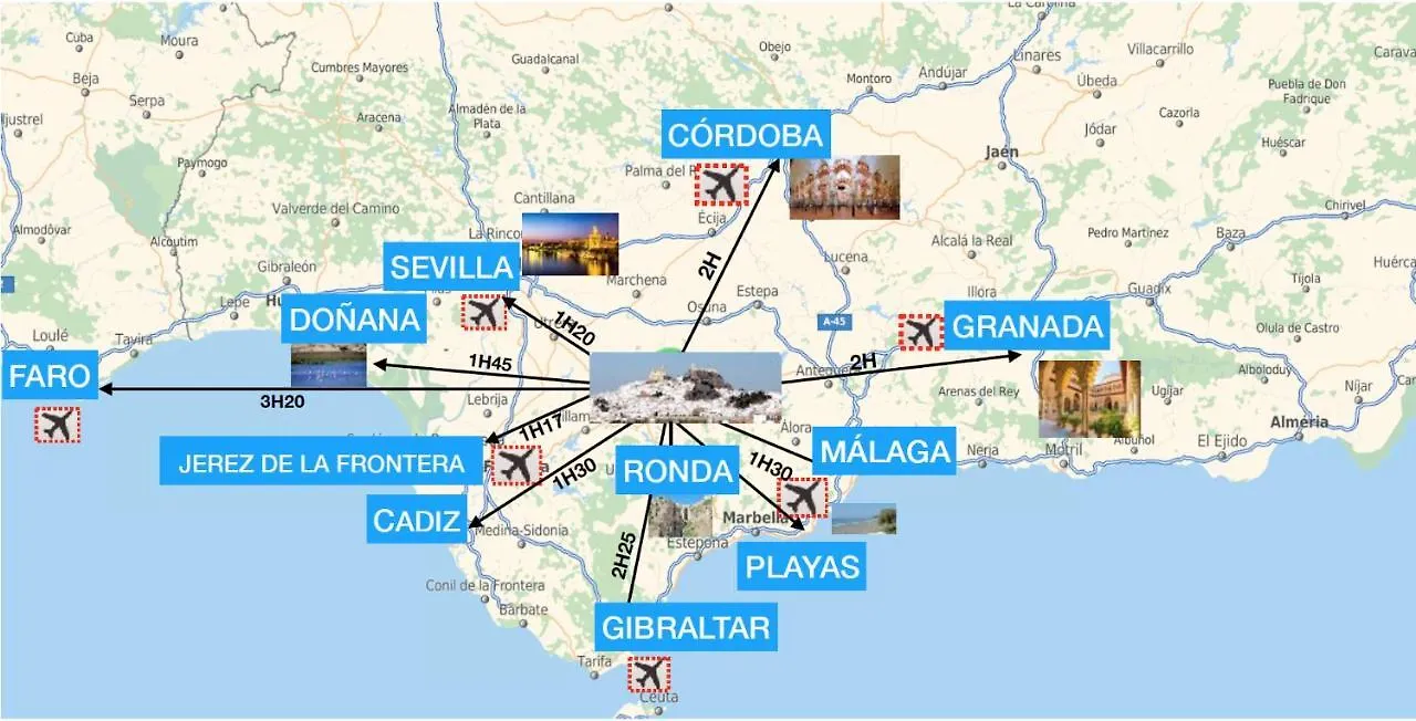 Casa Cal Y Sol Villa Olvera Holiday home